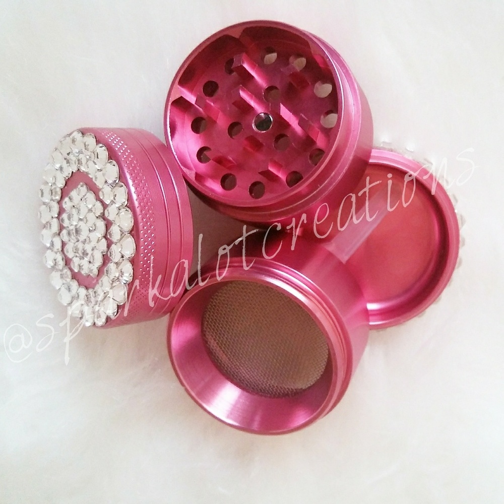 Bling herb pink grinder !!!!